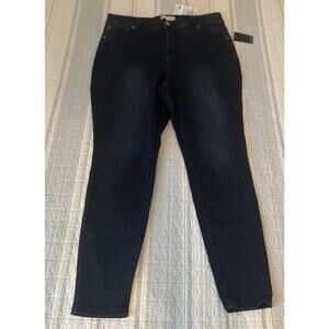 Eloquii Skinny Leg Dark Denim Jeans Women’s Size 20 NWT